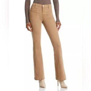NEW Frame Le Bardot High Rise Flare Jeans in Light Camel- Size 29